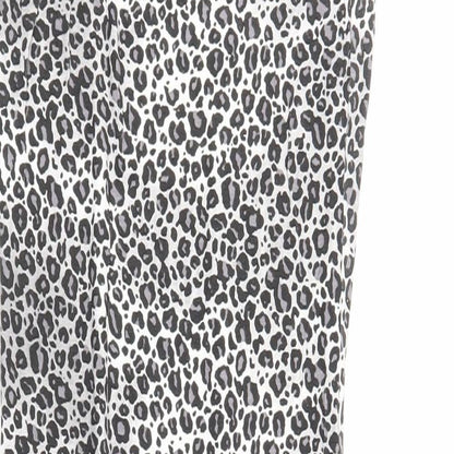 PRETTYLITTLETHING Womens Grey Geometric Viscose Maxi Size 6 V-Neck Pullover - Leopard Print
