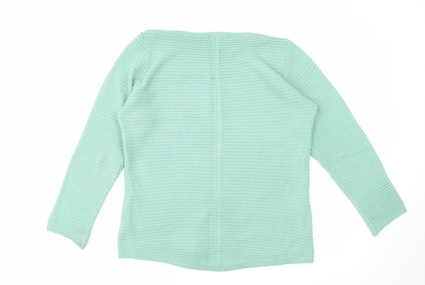 Womens UK Size 12 Bonmarché Green Pullover Jumper