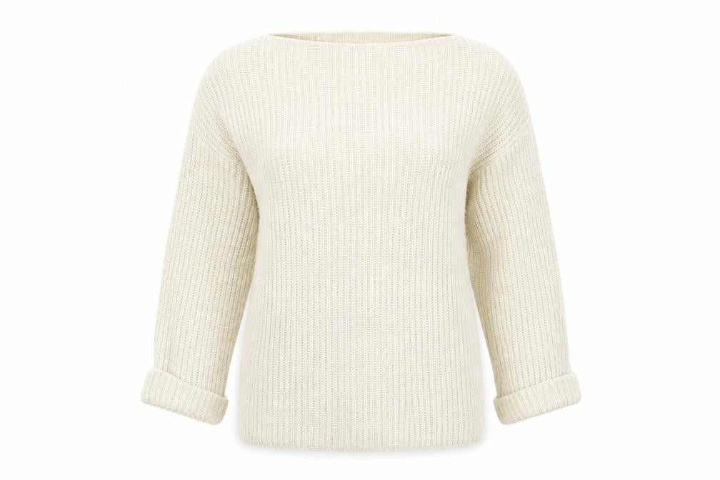 Womens UK Size 8 Atmosphere Beige Pullover Jumper