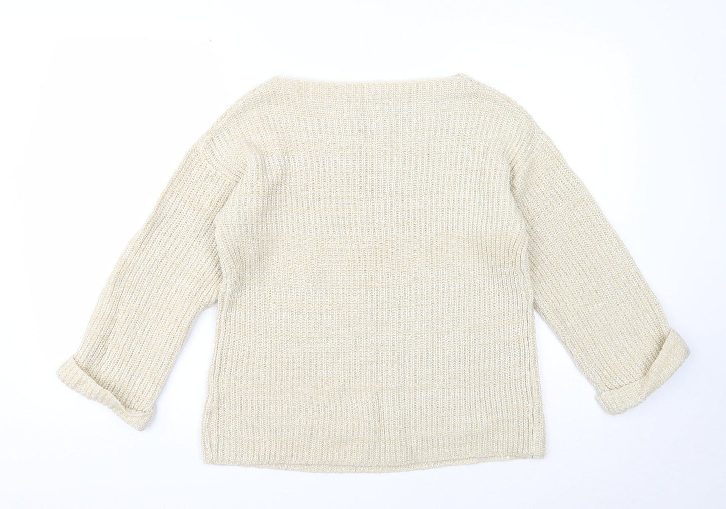 Womens UK Size 8 Atmosphere Beige Pullover Jumper