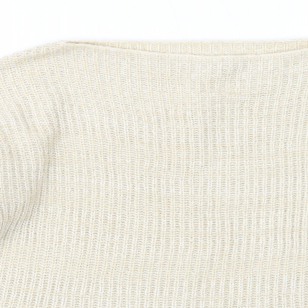 Womens UK Size 8 Atmosphere Beige Pullover Jumper