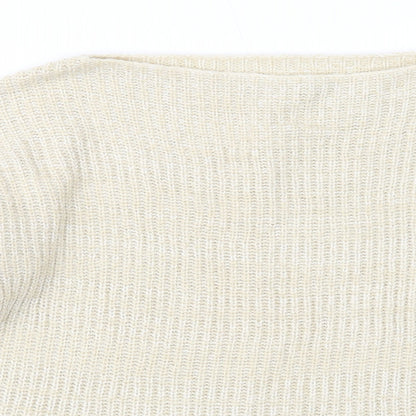 Womens UK Size 8 Atmosphere Beige Pullover Jumper