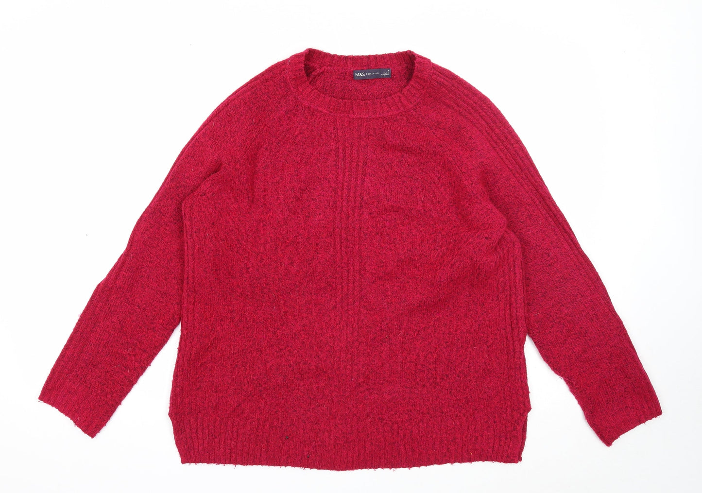 Womens UK Size M Marks and Spencer Pink Pullover Jumper