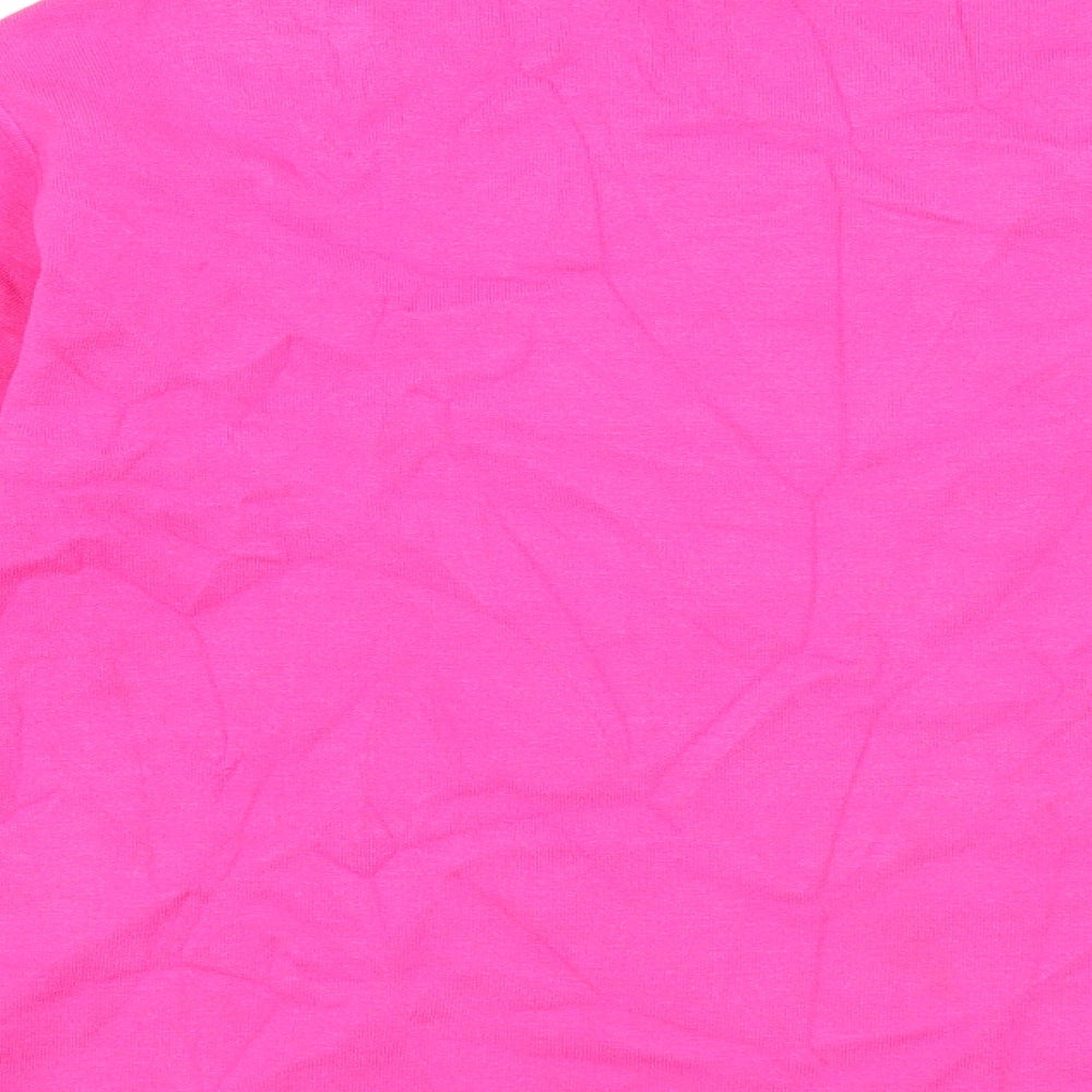 Autograph Womens Pink High Neck Viscose Pullover Jumper Size 12