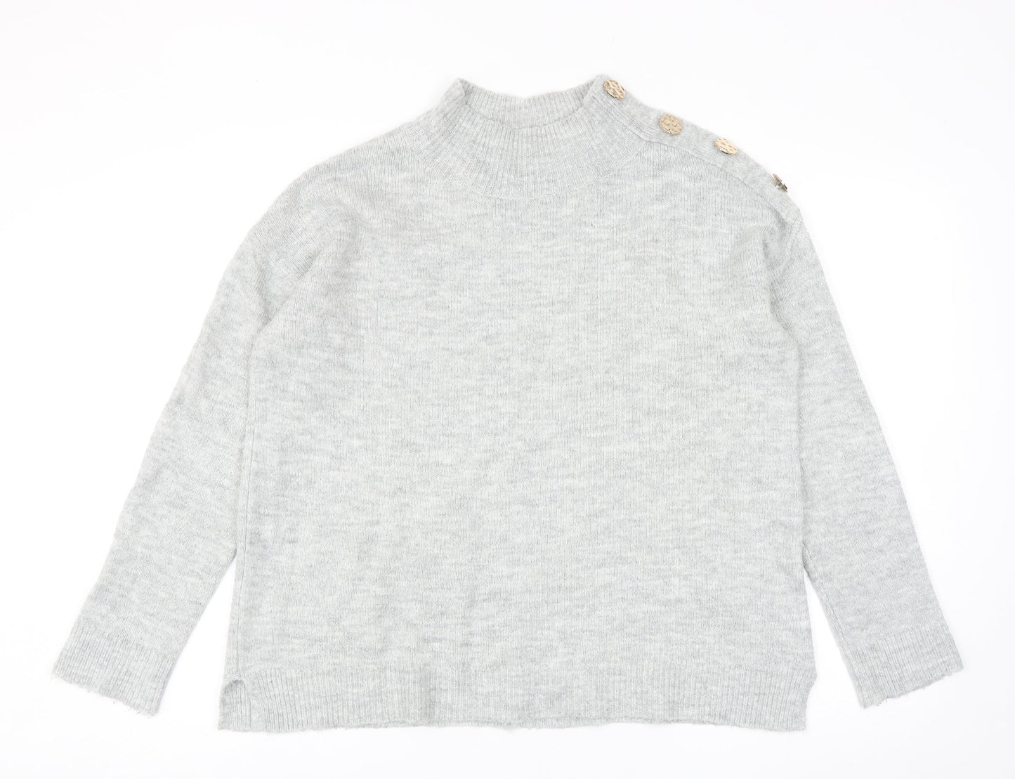 Womens UK Size 10 Dorothy Perkins Grey Pullover Jumper