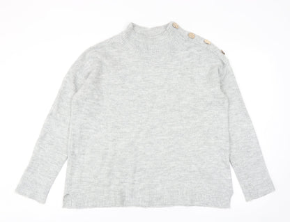 Womens UK Size 10 Dorothy Perkins Grey Pullover Jumper