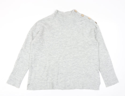 Womens UK Size 10 Dorothy Perkins Grey Pullover Jumper