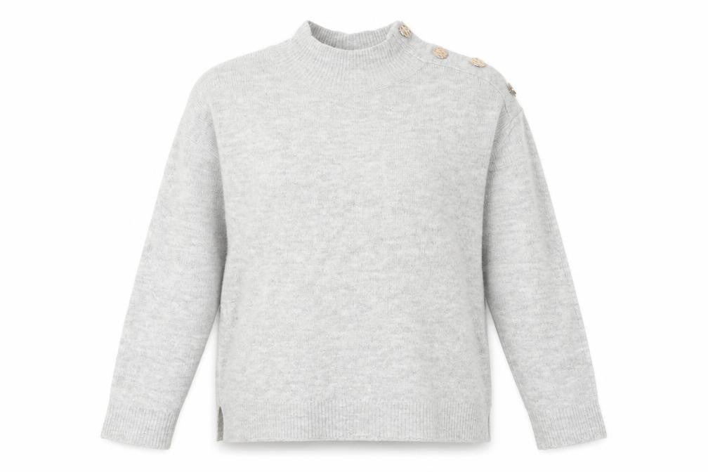 Womens UK Size 10 Dorothy Perkins Grey Pullover Jumper