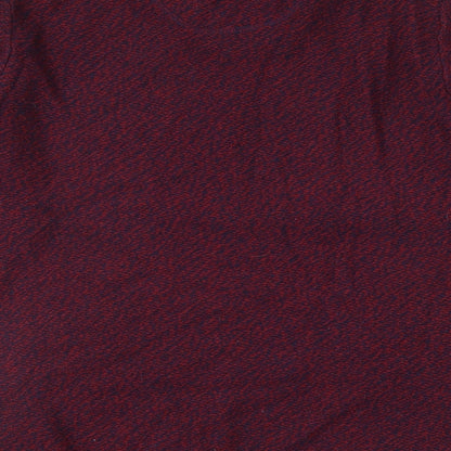 Burton Mens Red V-Neck Acrylic Pullover Jumper Size L