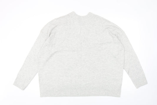 Womens UK Size M H&M Grey Pullover Jumper