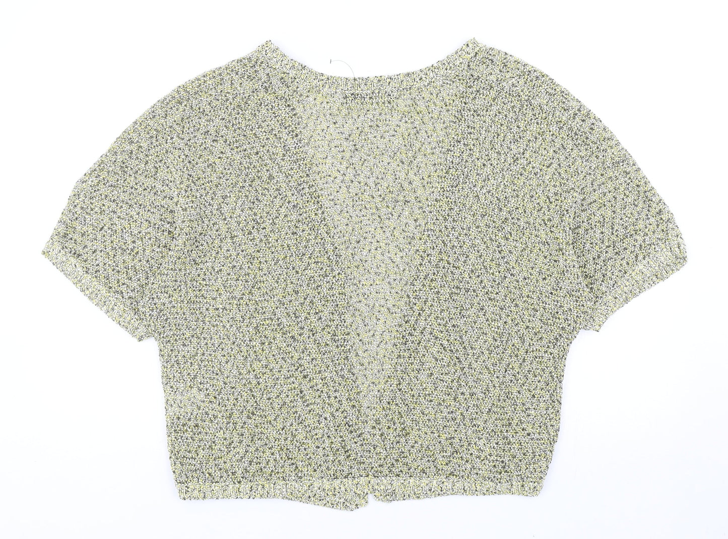 Atmopshere Womens Yellow V-Neck Cotton Shrug Jumper Size M