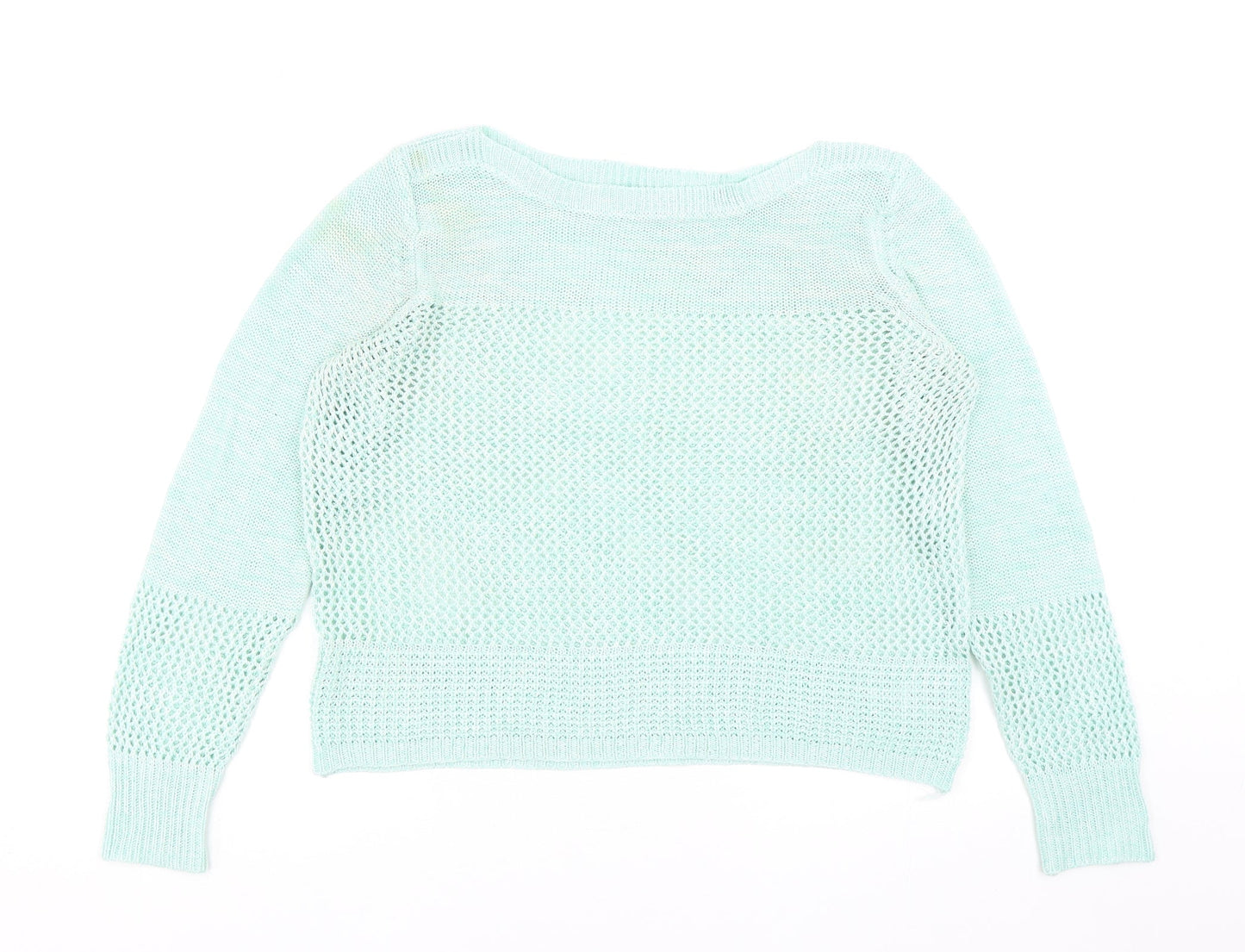 Womens UK Size 16 South Green Pullover Jumper
