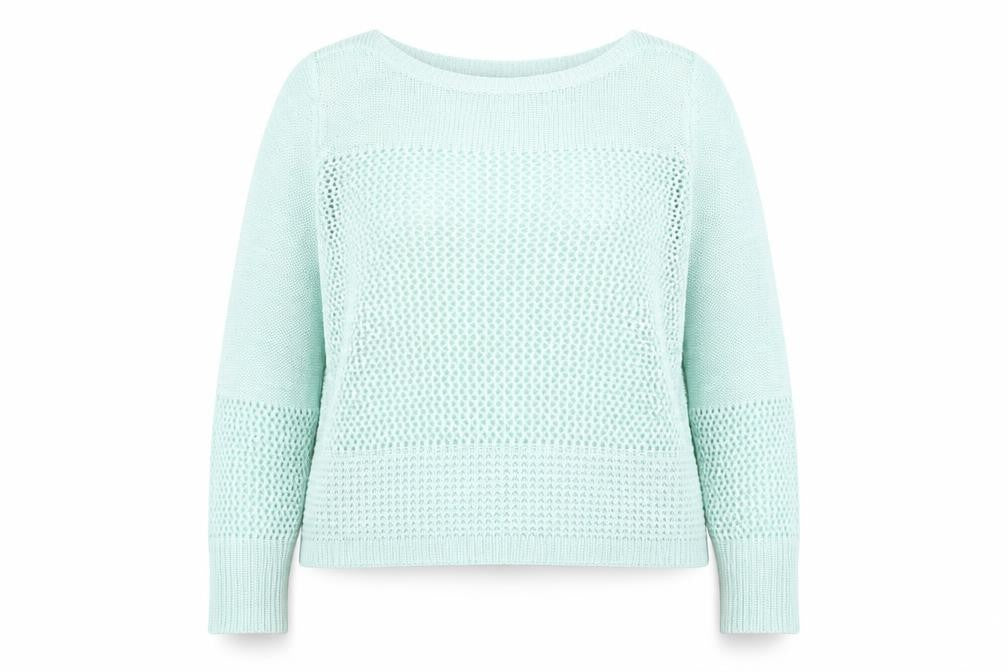 Womens UK Size 16 South Green Pullover Jumper