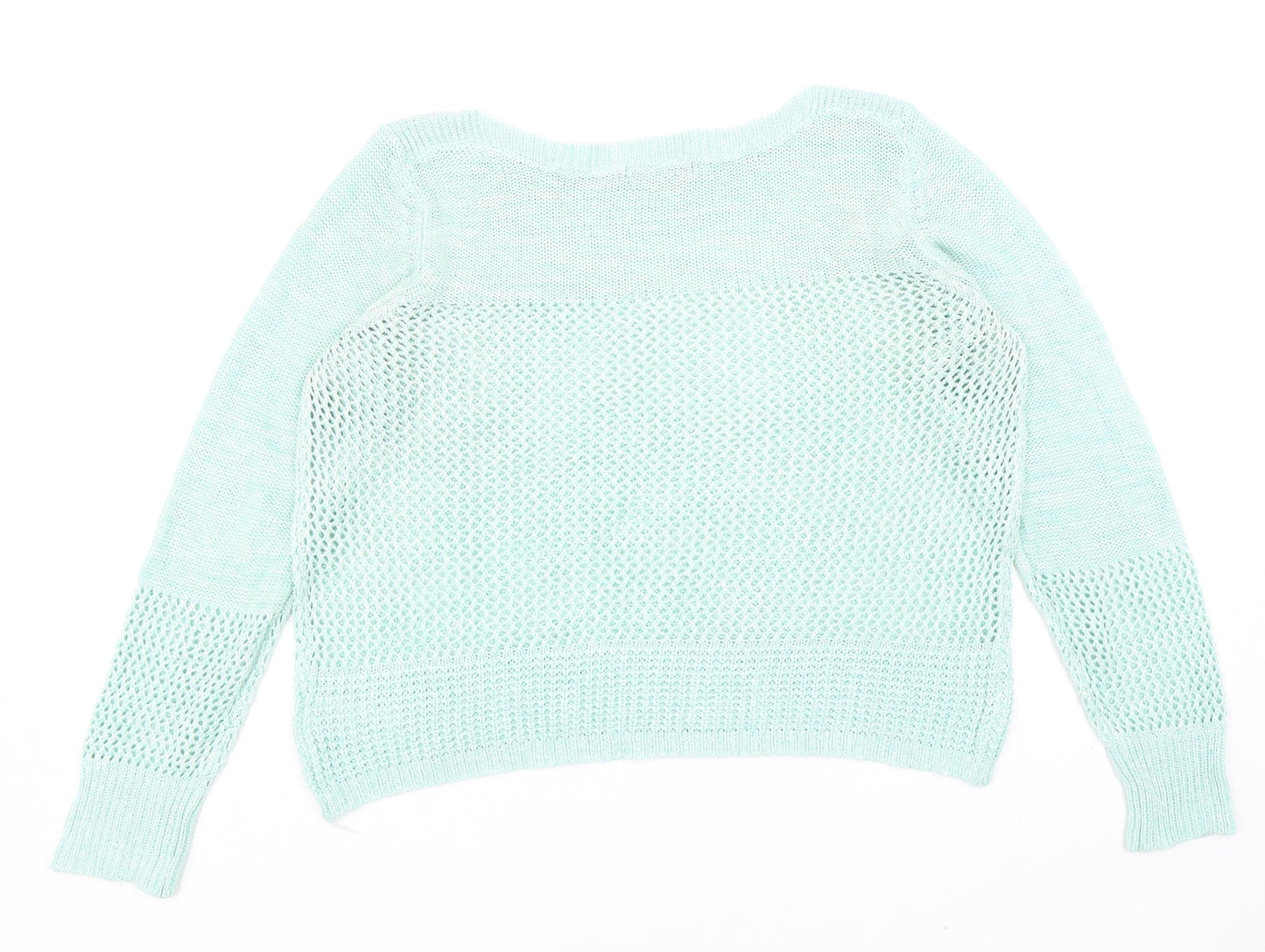 Womens UK Size 16 South Green Pullover Jumper