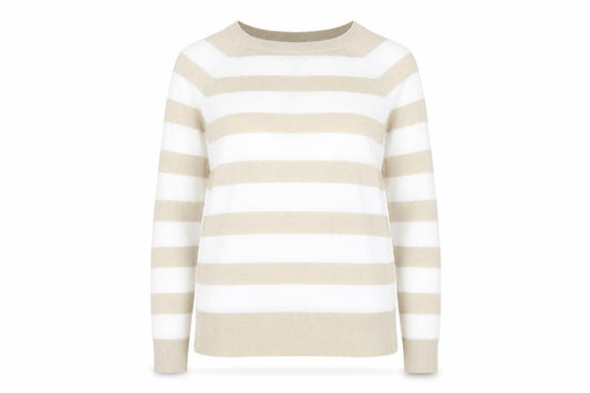 Womens UK Size 10 M&Co Beige Pullover Jumper