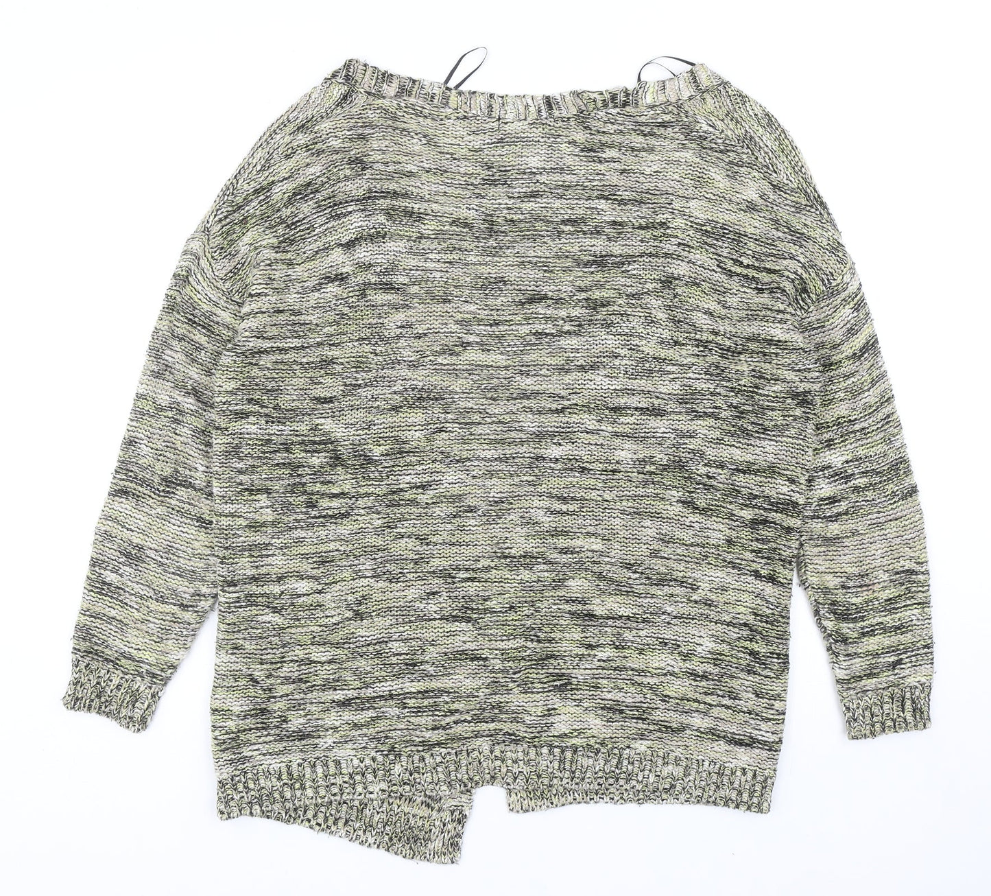 George Womens Multicoloured V-Neck Cotton Shrug Jumper Size 12