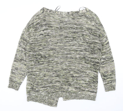 George Womens Multicoloured V-Neck Cotton Shrug Jumper Size 12