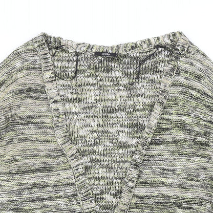 George Womens Multicoloured V-Neck Cotton Shrug Jumper Size 12