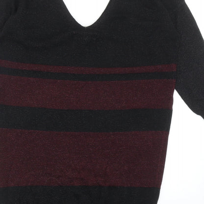 Womens UK Size 8 NEXT Black Pullover Jumper