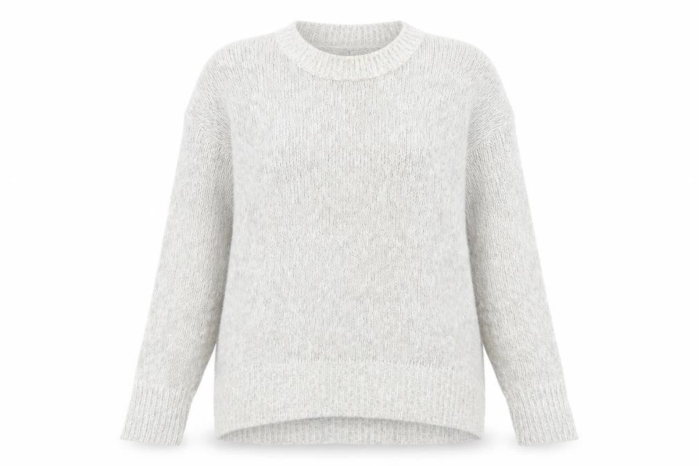 Womens UK Size S New Look Grey Pullover Jumper