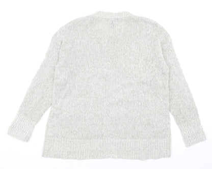 Womens UK Size S New Look Grey Pullover Jumper