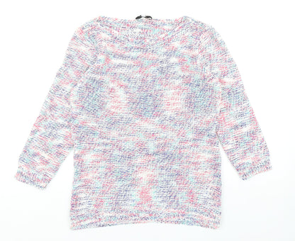 Womens UK Size 8 Per Una Multicoloured Pullover Jumper