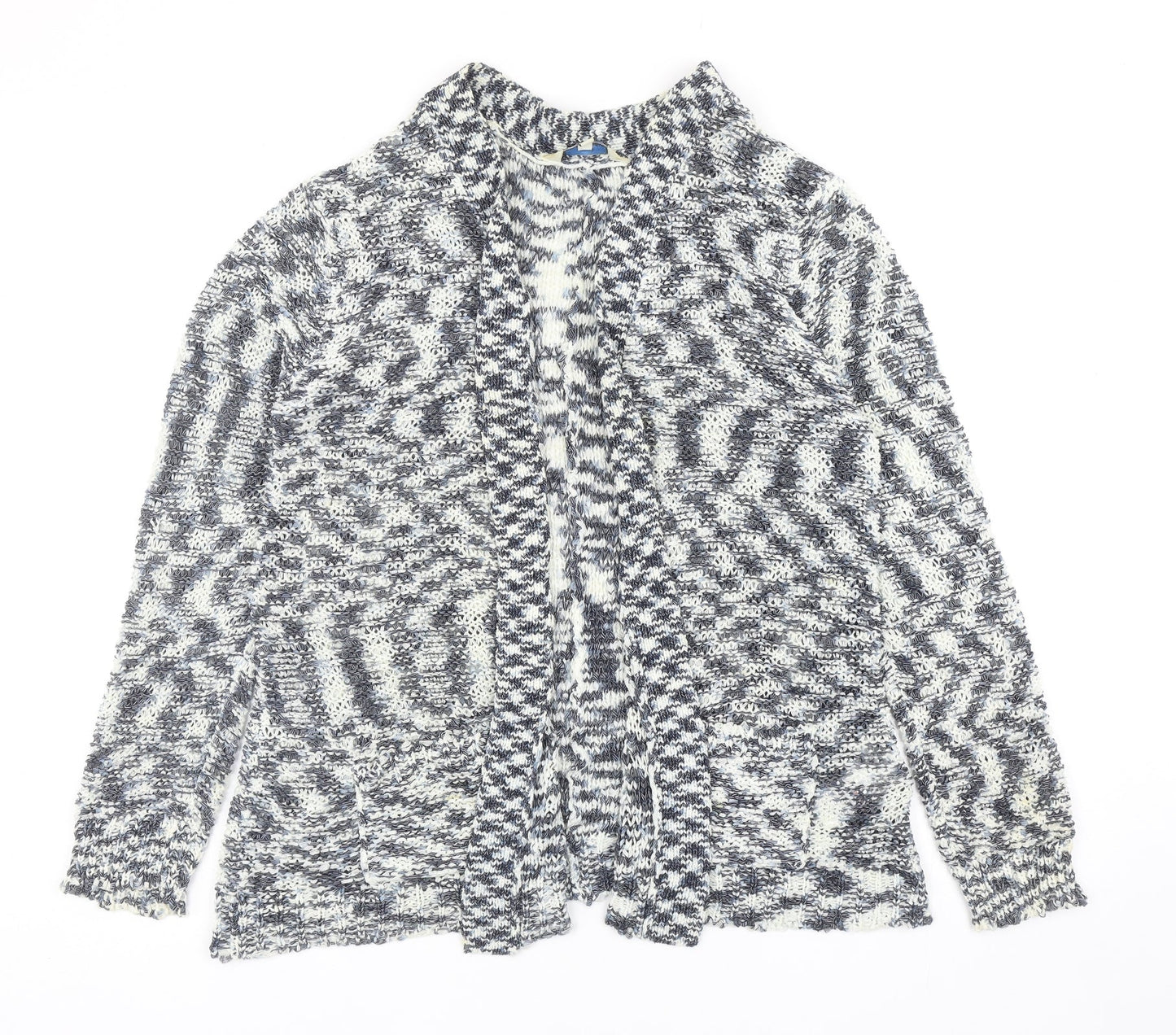 Womens UK Size 16 Peacocks Blue Cardigan Jumper