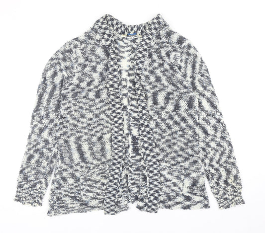 Womens UK Size 16 Peacocks Blue Cardigan Jumper