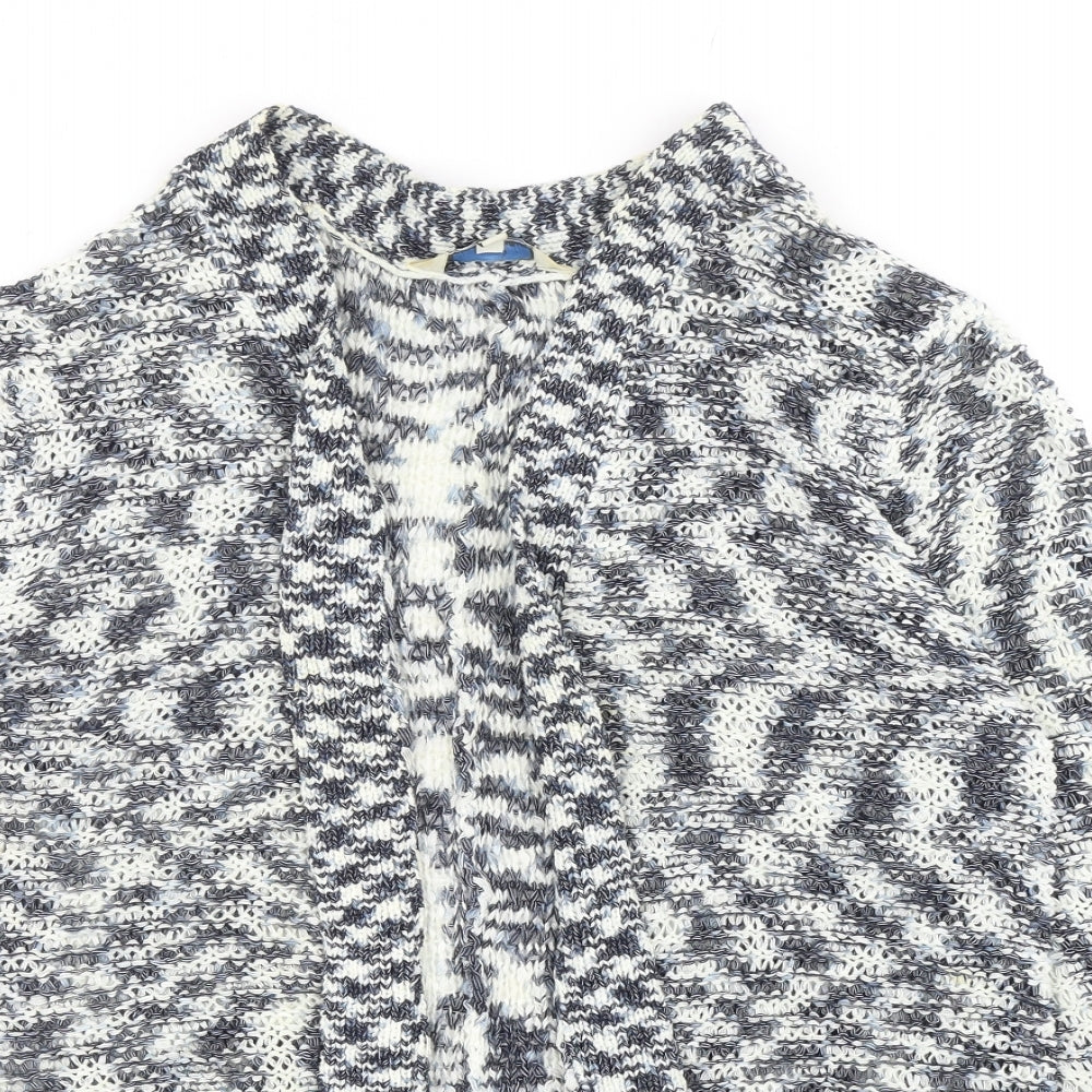 Womens UK Size 16 Peacocks Blue Cardigan Jumper