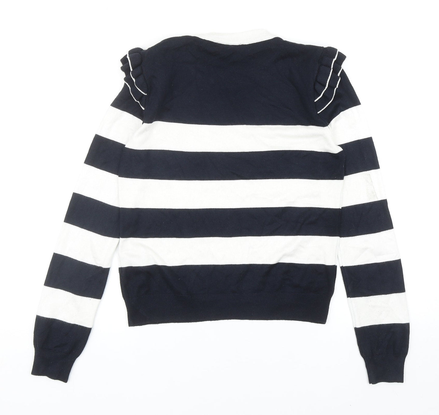 Womens UK Size 8 Marks and Spencer Blue Pullover Jumper