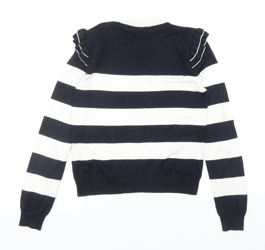 Womens UK Size 8 Marks and Spencer Blue Pullover Jumper