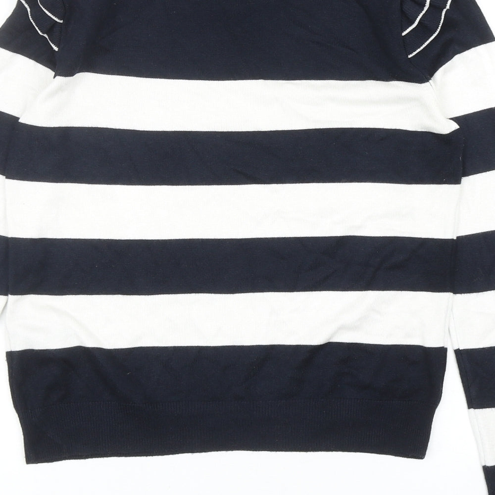 Womens UK Size 8 Marks and Spencer Blue Pullover Jumper
