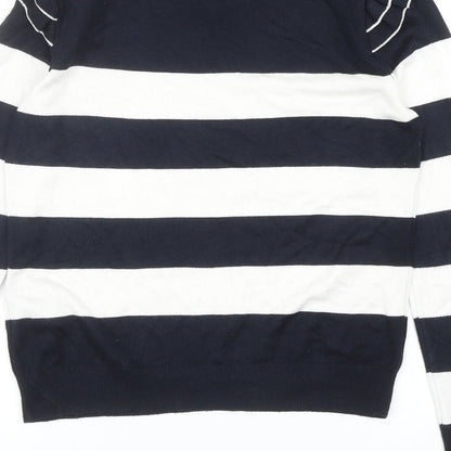Womens UK Size 8 Marks and Spencer Blue Pullover Jumper