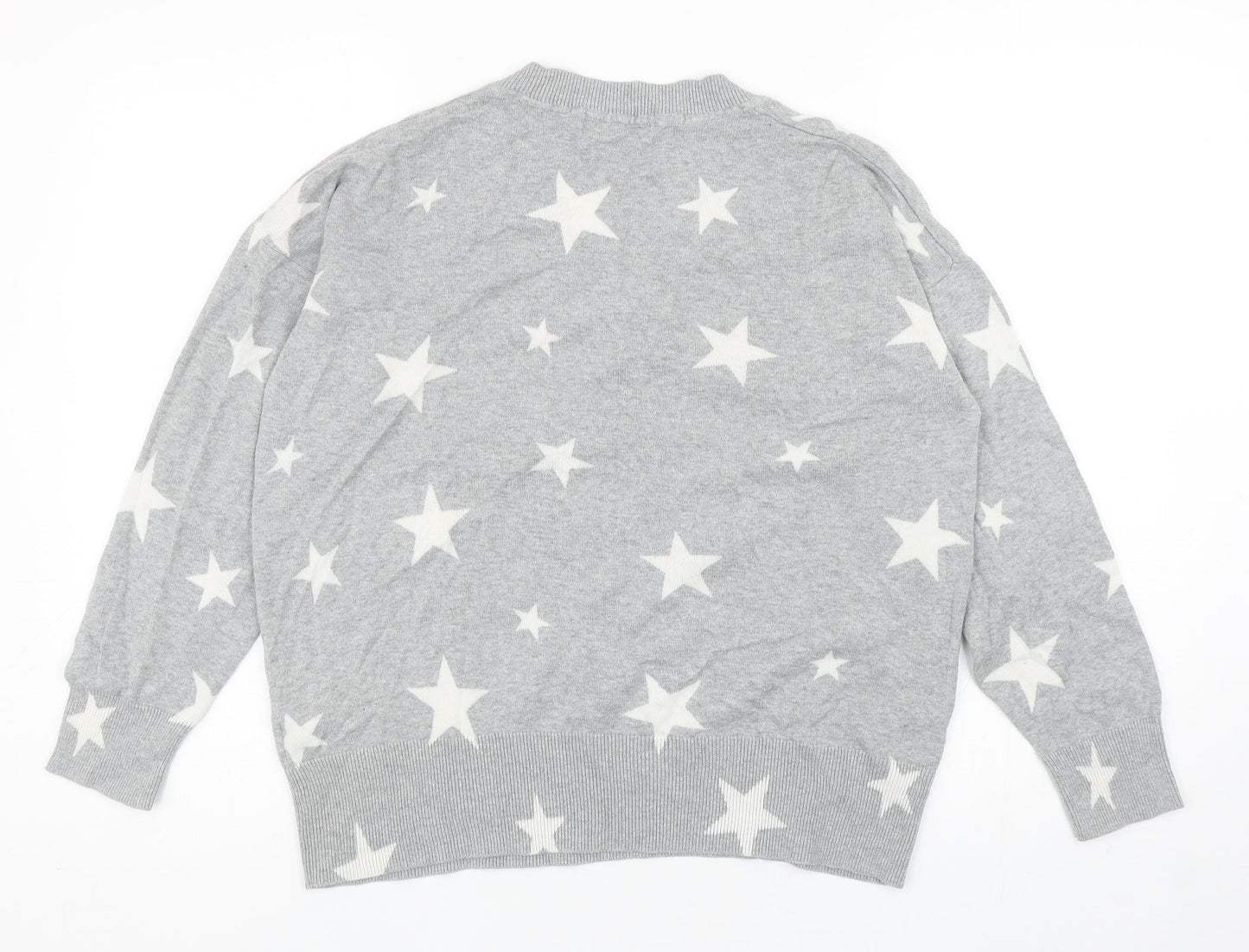 Womens UK Size M Marks and Spencer Grey Pullover Jumper