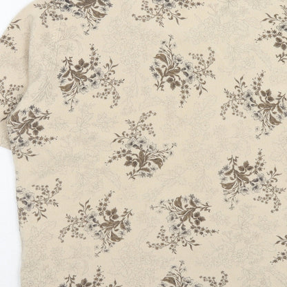 Womens UK Size 16 Marks and Spencer Beige Pullover Jumper