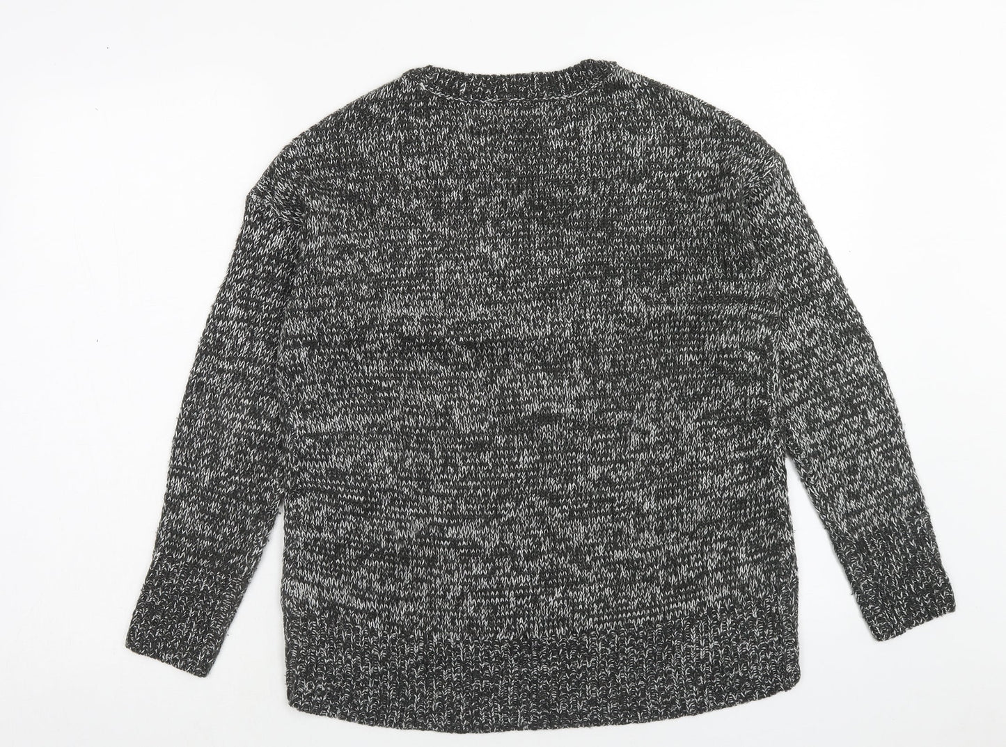 Womens UK Size S New Look Black Pullover Jumper