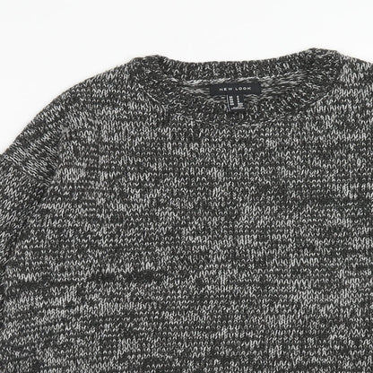Womens UK Size S New Look Black Pullover Jumper