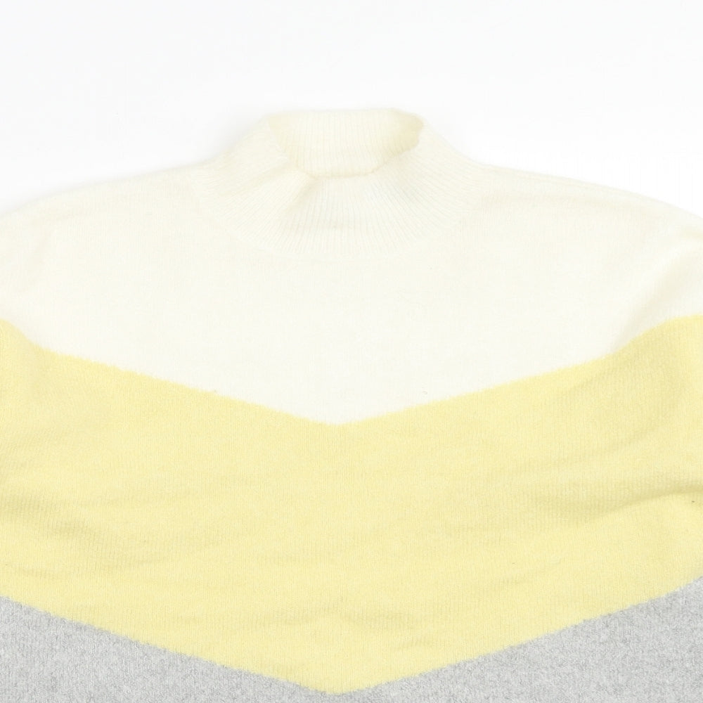 Womens UK Size XS Oasis Multicoloured Pullover Jumper