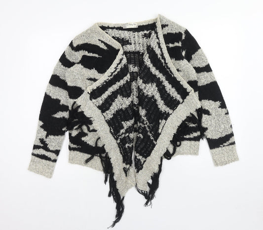 Womens UK Size S Voulez-Vous Black Shrug Jumper