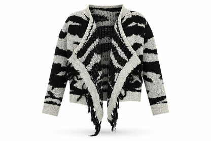 Womens UK Size S Voulez-Vous Black Shrug Jumper