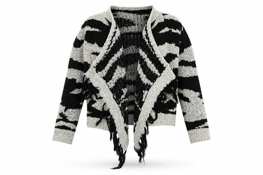 Womens UK Size S Voulez-Vous Black Shrug Jumper