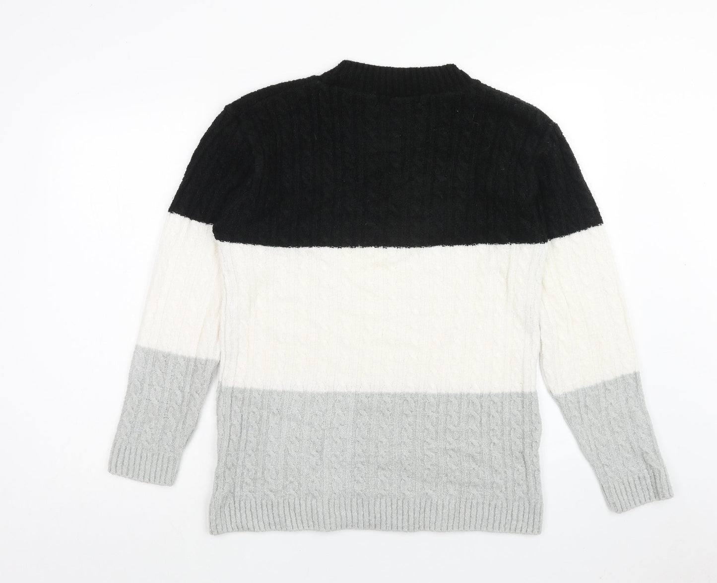 Womens UK Size M Pure & Natural Multicoloured Pullover Jumper
