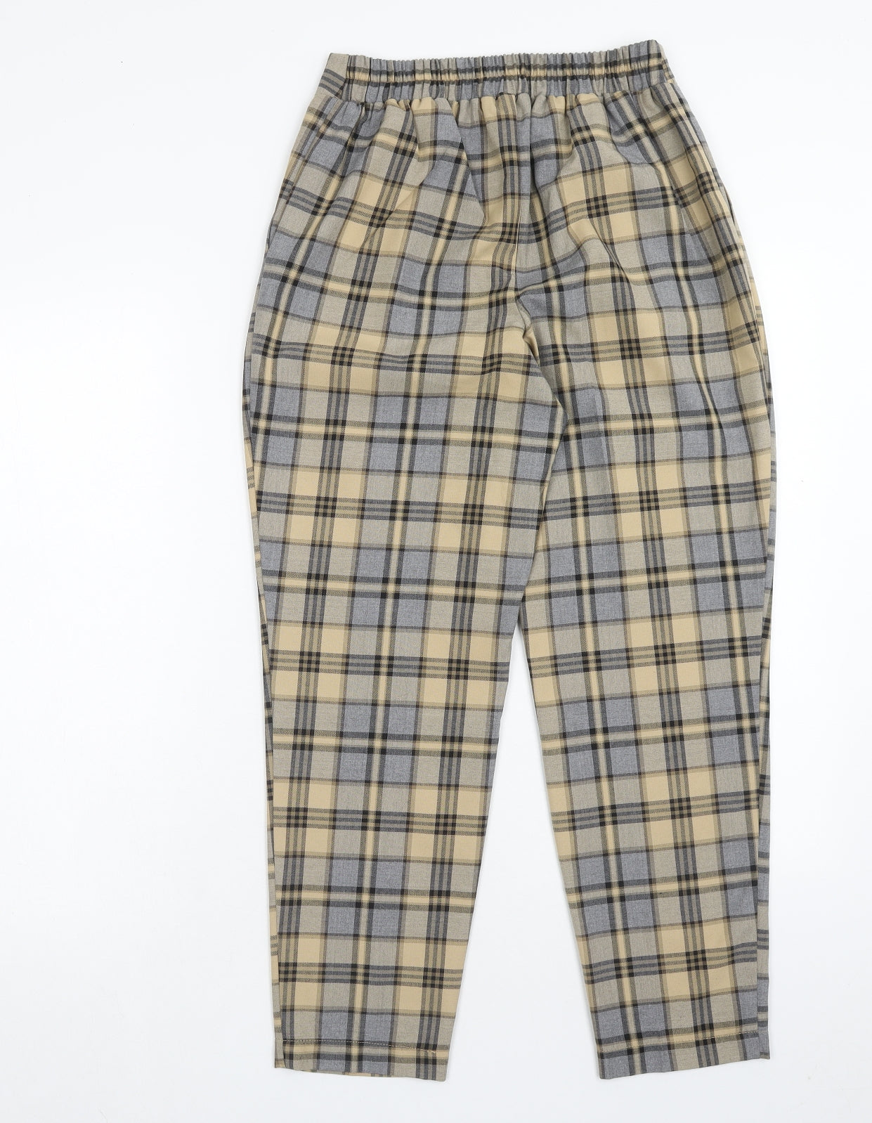 Primark Womens Multicoloured Geometric Polyester Trousers Size 8 Regular