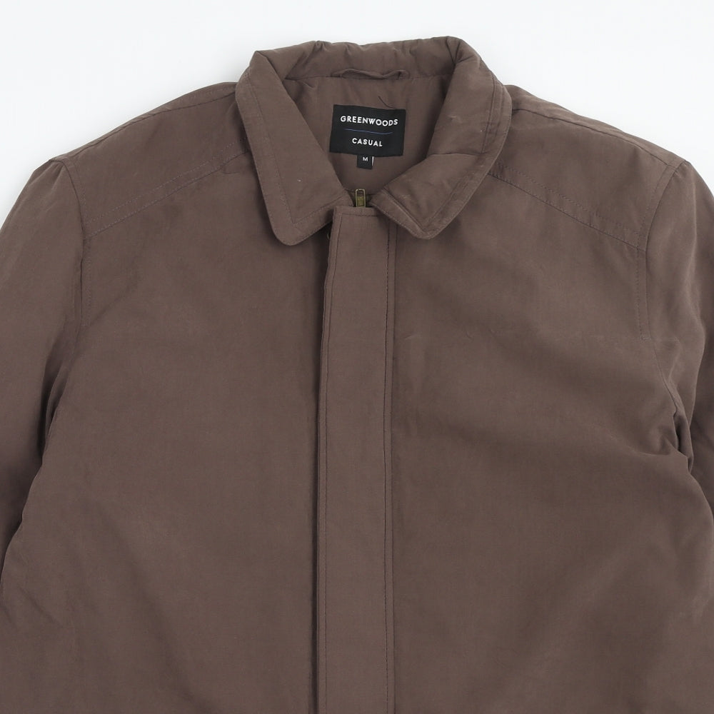 Greenwoods Womens Brown Jacket Size M Zip