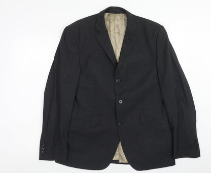 Mens UK Size 40 Marks and Spencer Regular Grey Suit Jacket