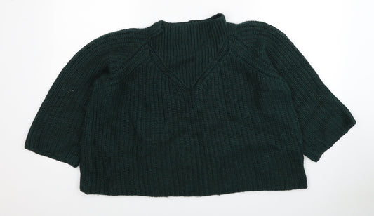 Womens UK Size 14 Marks and Spencer Green Pullover Jumper