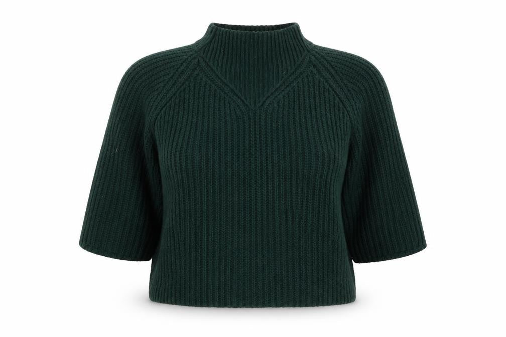 Womens UK Size 14 Marks and Spencer Green Pullover Jumper