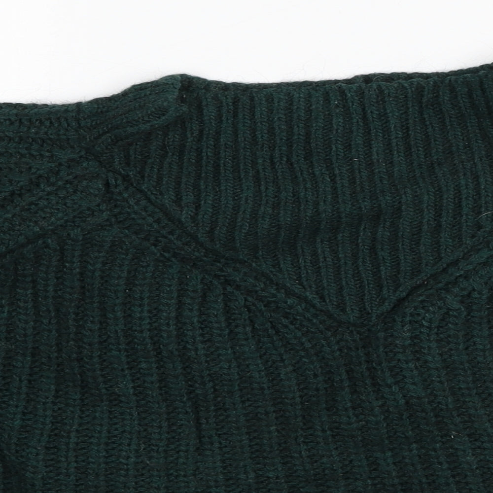 Womens UK Size 14 Marks and Spencer Green Pullover Jumper