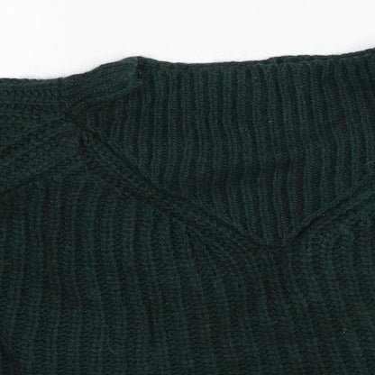 Womens UK Size 14 Marks and Spencer Green Pullover Jumper