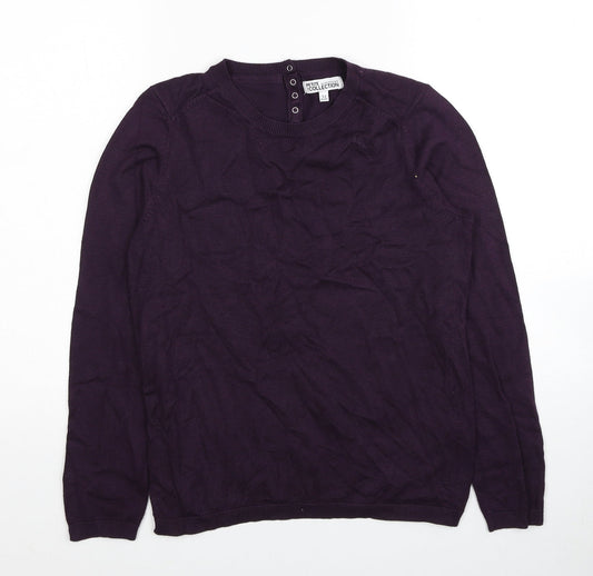 Womens UK Size 12 Debenhams Purple Pullover Jumper